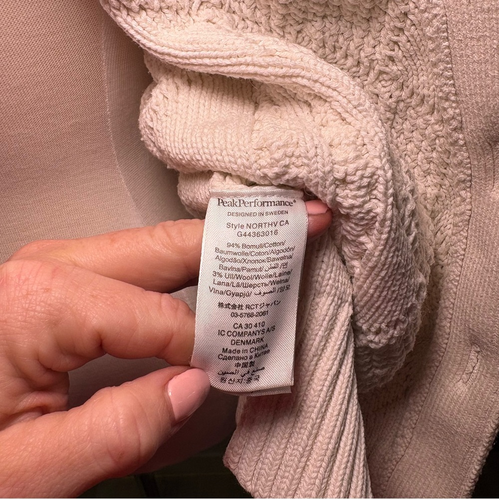 Swedish Cotton Cable‎ Knit Cardigan | heritage alpine sweater-Medium/ grandpa - Picture 15 of 16
